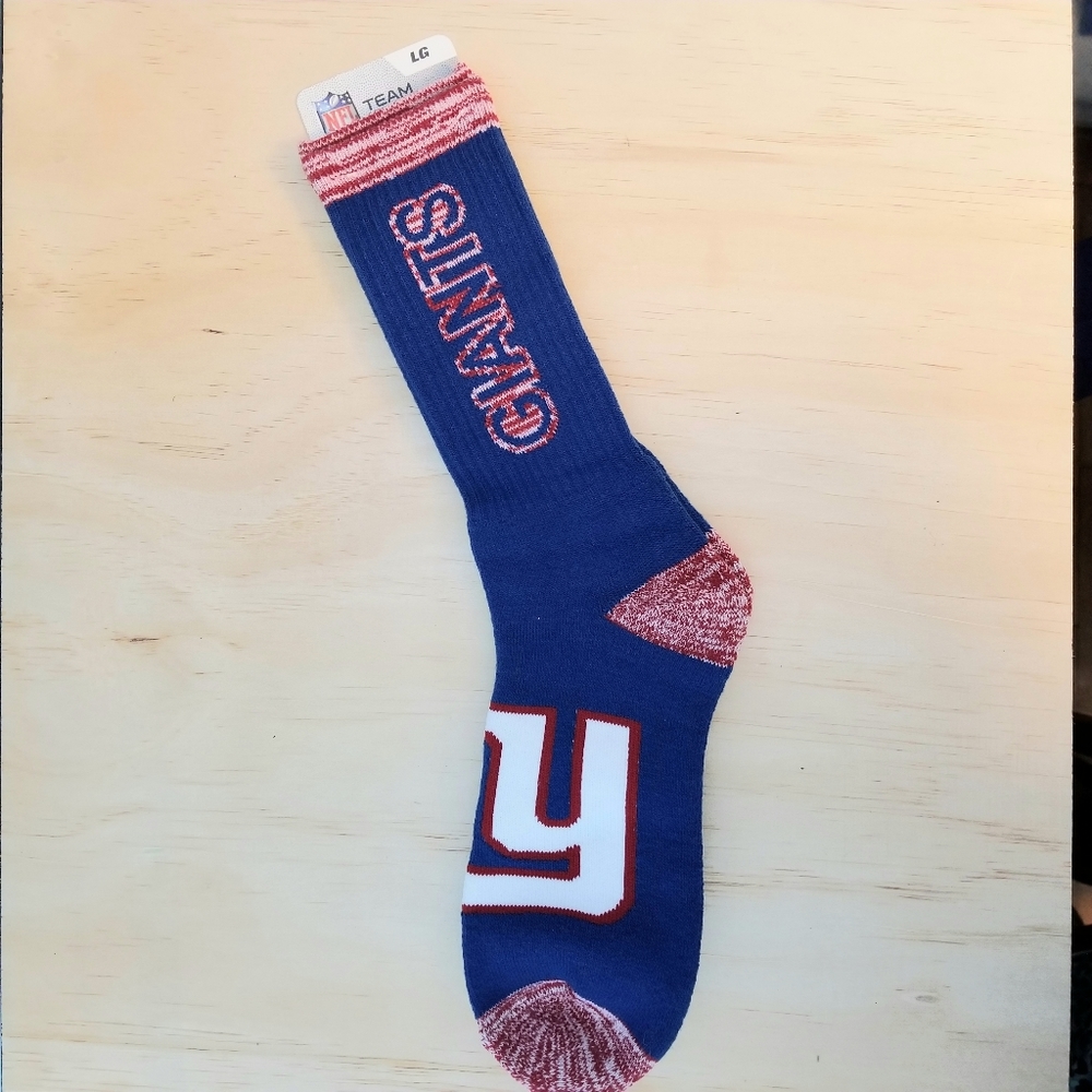 NY Giants Crush Socks Lrg 10-13 NWT